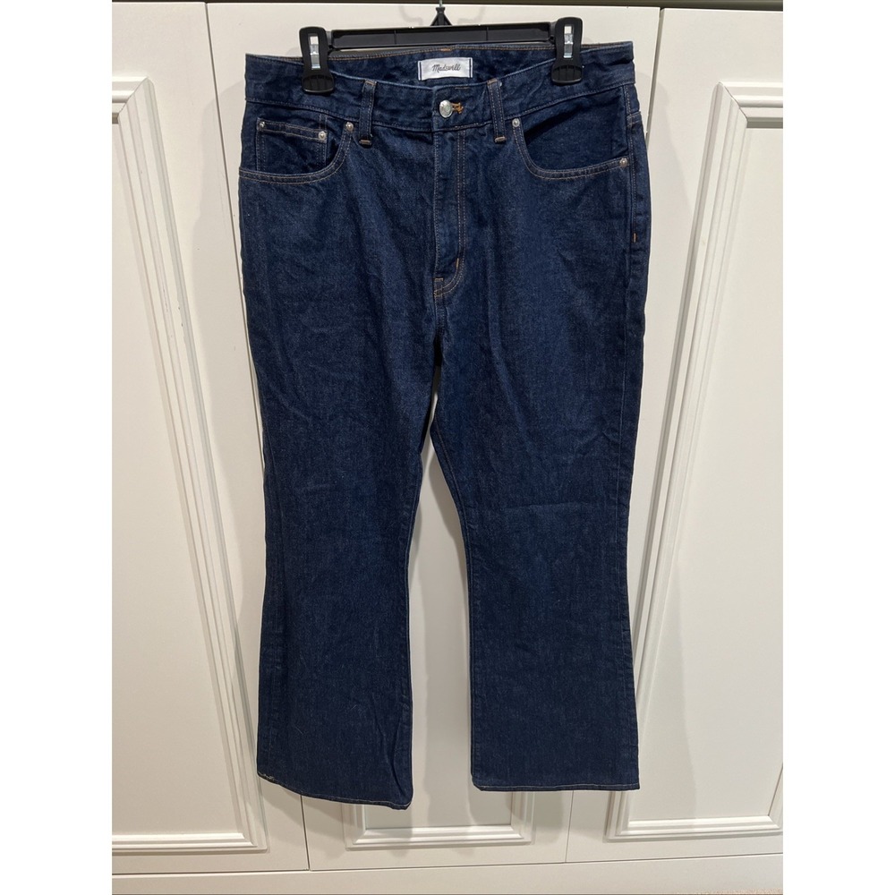 Madewell‎ The Curve Vintage Flare Jeans Dark Wash Boho Western